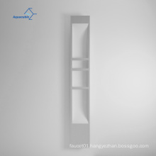Aquacubic Glasstone Shower Niche Ready to Tile, 14"X96" inch, Recessed Bathroom Storage Shelf